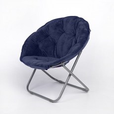 코엘 릴렉스 접이식 의자 스웨이드 패브릭