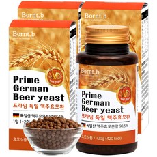 본트비 프라임 독일 맥주효모환, 120g, 3개