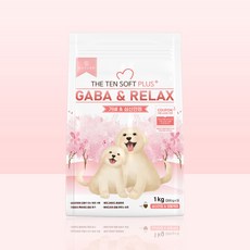 더텐소프트 전연령 강아지 가바 앤 릴렉스 소프트사료, 1kg, 1개, 오리