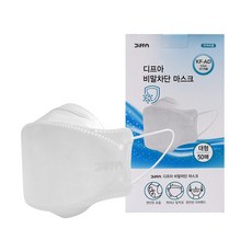 디프아 식약처 허가 비말차단 마스크 KF-AD, 50개입, 1개