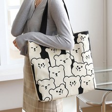 한봄누리 데일리 캔버스 쇼퍼백