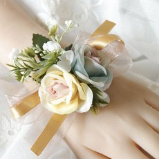Ozuni 絲帶胸花手鍊, 05 花朵手鍊, 1個