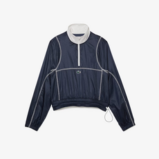 LACOSTE 女款運動色彩拼色活動風衣