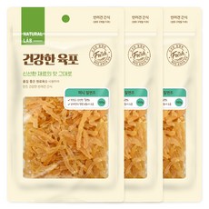 네츄럴랩 건강한 육포 강아지간식, 칠면조, 100g, 3개 - 토끼귀간식