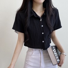 여성크롭블라우스