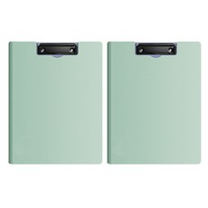 동아피엠에스 심플 커버 클립보드 A4 31.5 x 24 cm, 라이트그린, 2개 라이트그린, 2개