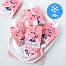 설빙 짜먹는 설빙 팥빙수맛 (냉동), 6개, 1개입, 120ml
