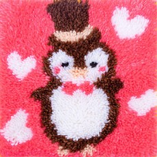 유엘스타일 스킬자수 쪼꼬미 방석 DIY 패키지 30 x 30 cm, 1개, A7펭귄