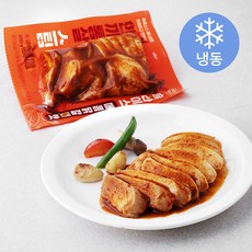 한끼통살 스팀 슬라이스 매콤닭갈비맛 닭가슴살 (냉동), 100g, 1개