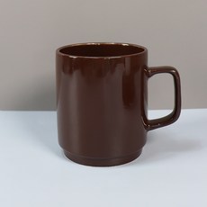 해피정코리아 가나 머그컵 530ml, 브라운, 1개 브라운, 1개