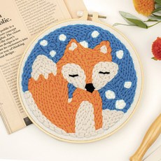 Artjoy DIY俄羅斯刺繡+鉤針組, 1套, 紅狐