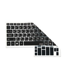 파인피아 삼성 갤럭시북 프로360 NT950QDY 시리즈용 문자 노트북 키스킨B타입, BLACK, 1개