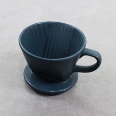 달소금 도자기 커피 칼리타드리퍼 핸드 드립퍼 미드나이트블루, 1개, 단품, 300ml