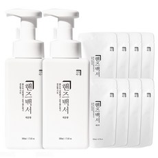 살림백서 핸드워시 본품 레몬향 500ml 2p + 리필 200ml 8p 세트, 1세트