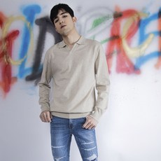 남자오픈카라니트