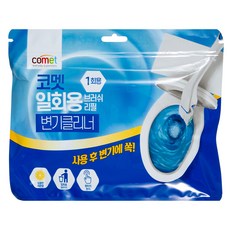 comet 拋棄式馬桶刷替換刷頭 補充包 24入, 白色, 1包
