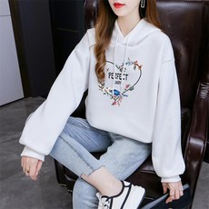 여성용 라호디스 오버핏 프린팅 후드티 CH-2214640