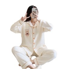민성컴퍼니 하이 베어 임산부 잠옷 상하의 세트