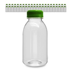 미르 우유 투명 딥그린캡 페트병, 300ml, 48개