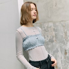 rolarola 女款荷葉邊露肩上衣