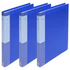 ECO Chungwoon PP文件夾 A4 20頁 藍色 3入組, 1組