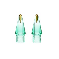 디디엑스 애플펜슬 1세대 2세대 교체용 레인보우 펜촉 2p, 그린, 2개