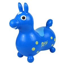 Rody 跳跳馬, 耐重達80kg, 彈跳運動培養平衡協調, 藍色, 1個