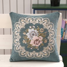 꽃무늬소파쿠션