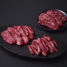 호주산 와규 모둠 윗등심 부채살 갈비살 구이용 (냉장), 1개, 1.2kg