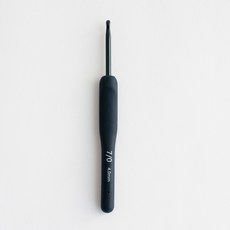 Yarna 初學者入門用橡膠握把毛線針 7號, 藍色, 1個