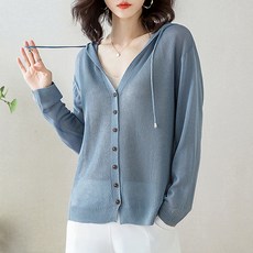 여름후드가디건