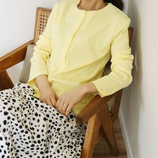 비나인 여성용 이엠티 라운드 가디건