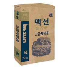 맥선 밀가루 고급제면용, 20kg, 1개