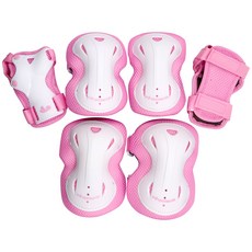 Wheelers 兒童直排輪自行車滑板車護具三件套組, 1組, 粉色