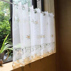 제이씨피 로즈 레이스 커튼