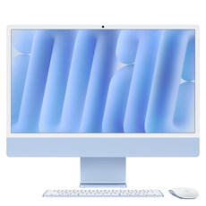 Apple 아이맥 24 M6칩, 블루, M6 12코어, 12코어 GPU, 16GB, 256GB, 스탠다드 글래스