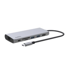 벨킨 7in1 USB C타입 멀티 포트 어댑터 허브 INC009 실버그레이