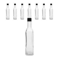 투명사각 오일병 소캡블랙캡, 8개, 420ml
