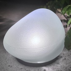 VISANG 太陽能花園石戶外照明支架 144 x 166 x 110 mm, 白色