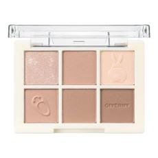 GIVERNY Lazy bunny柔和眼影盤 5g, 3號 Lazy Beige, 1個