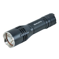 SMATO LED手電筒SLL-6425, 黑色的, 1個
