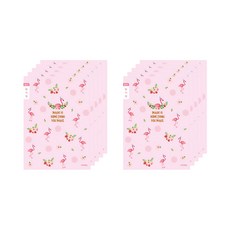 아이비스 여아용 초등3-6 일기장 좁은칸 노트 플라밍고 10726, 혼합색상, 10개