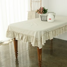 프릴식탁보