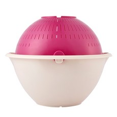 버블락 멀티볼 다용도 물빠짐 바구니, 핑크, 1개