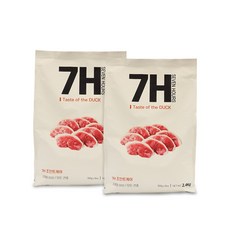 세븐아워 전연령 오리고기 관절체중조절 강아지 건식사료 2p, 2.4kg, 오리