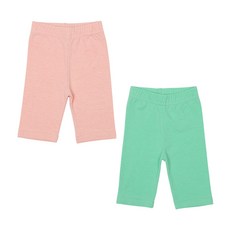 RAINBOW KIDS 孩童彩色5分褲 2入組