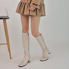 아이보리롱부츠