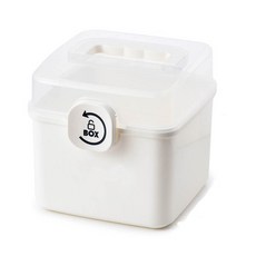 가팡 다용도 의약품 구급함 04번 화이트 LIBA065, 1개