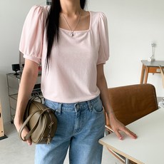 스퀘어넥티셔츠