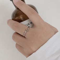 디아더컬러 여성용 데일리 미니멀 애끼 실반지 한줄 DW_113